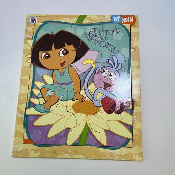 Nick Jr Dora the Explorer and boots Milton Bradley 2007 puzzle 9 piece - Picture 1 of 2